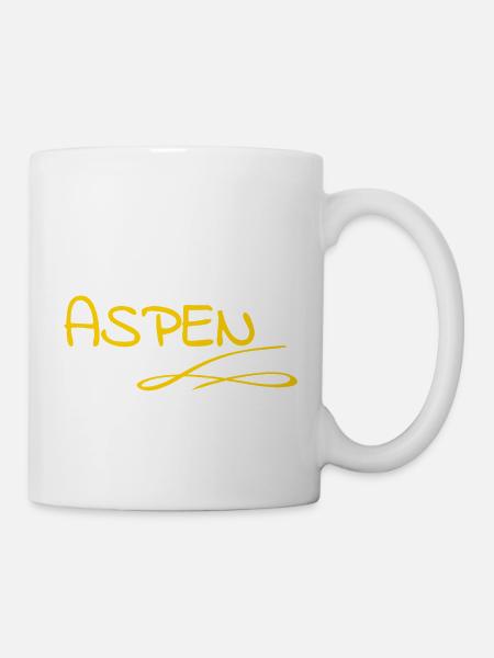 Aspen - Tasse - Weiß