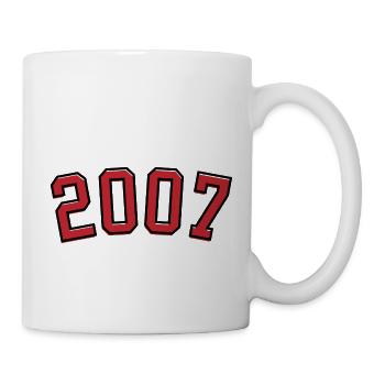 Année de naissance sport 2007 - Mug blanc - blanc - Droite