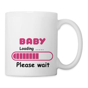 Baby loading - please wait - Mug blanc - blanc - Droite