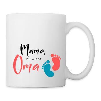 Mom, you're going to be a grandma - Mug - white - Right