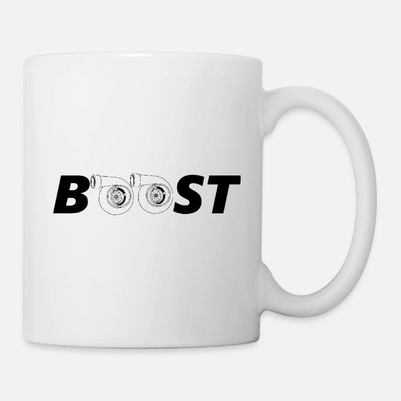 Turbo Boost - Tasse - Weiß