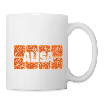 Vorname Alisa - Tasse - Weiß - Rechts