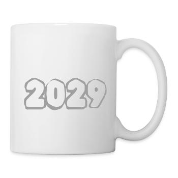 Geboren 2029 - Tasse - Weiß - Rechts