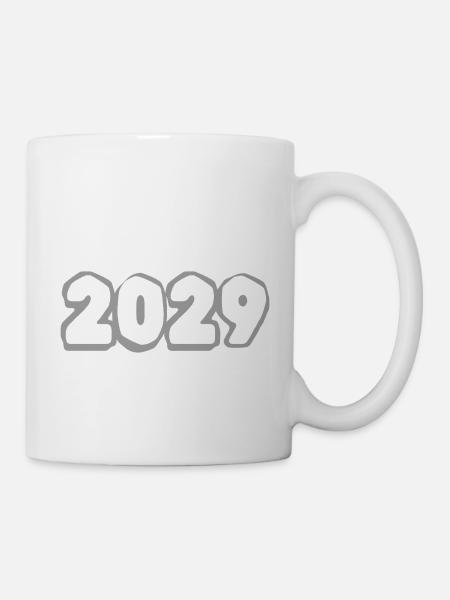 Geboren 2029 - Tasse - Weiß