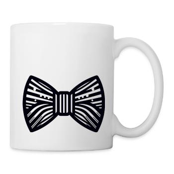Noeud papillon - Mug blanc - blanc - Droite