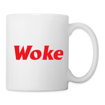 WOKE ZERO Ironisches Anti Wroke - Tasse - Weiß - Rechts
