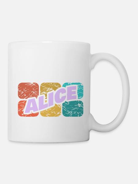 Cadeau pour Alice - Mug blanc - blanc