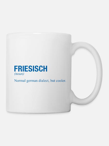 FRIESISCH - Tasse - Weiß
