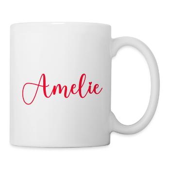 amelie name - Tasse - Weiß - Rechts