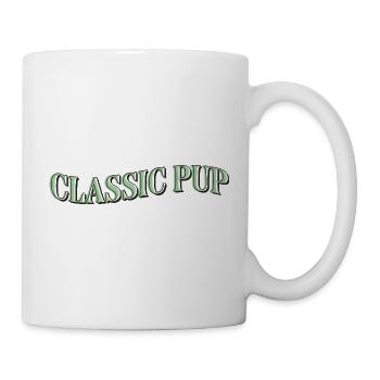 Classic Pup – Vintage Dog Love - Mug - white - Right