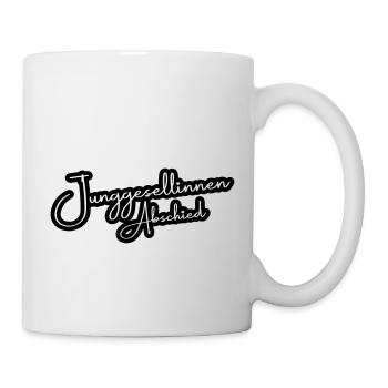 Junggesellinnen Abschied Herz - Tasse - Weiß - Rechts