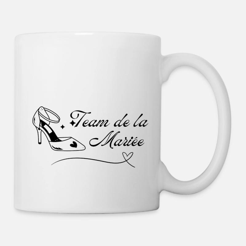 Team de la mariée - Mug blanc - blanc