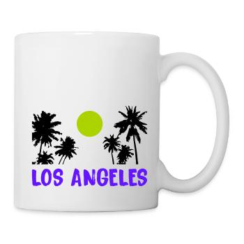 Los Angeles - Mug blanc - blanc - Droite