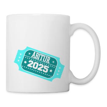 Abitur 2025 stamp - Mug - white - Right