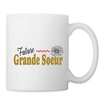 Future Grande Sœur – Annonce de Grossesse - Mug blanc - blanc - Droite