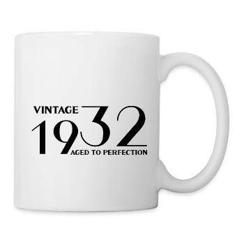 Vintage 1932 aged to perfection - Mug - white - Right