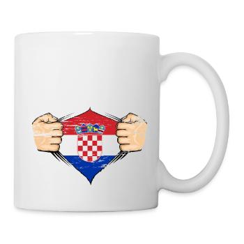 Croatia flag design used - Mug - white - Right