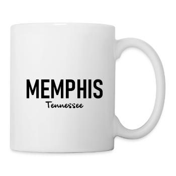 Memphis - Tennessee - USA - United States America - Tasse - Weiß - Rechts