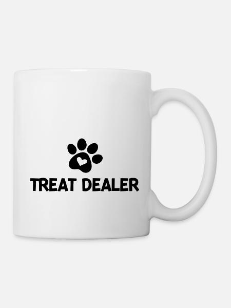 Leckerli-Händler - Tasse - Weiß