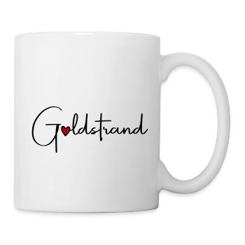 Vacances Golden Sands Heart - Mug blanc - blanc - Droite