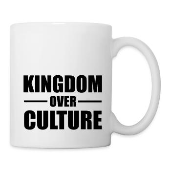 Kingdom Over Culture – Live Bold. Stand Apart. - Tasse - Weiß - Rechts