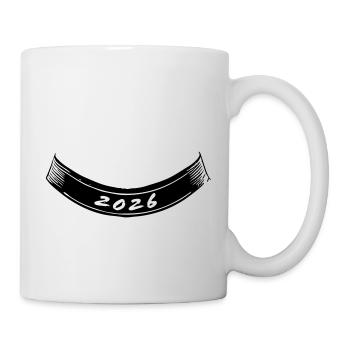 2026 Bogen unten | Vectorgraphic - Tasse - Weiß - Rechts