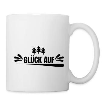 Erzgebirge Gruss 1 - Tasse - Weiß - Rechts