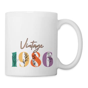 Vintage 1986 Floral - Mug - white - Right