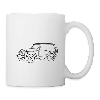 Off-road vehicle - Mug - white - Right