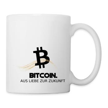 Satoshi’s Sparkle – Glanz der Freiheit - Tasse - Weiß - Rechts