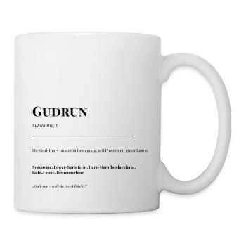 Gudrun - Tasse - Weiß - Rechts
