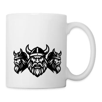 Wikinger Krieger Team - Tasse - Weiß - Rechts