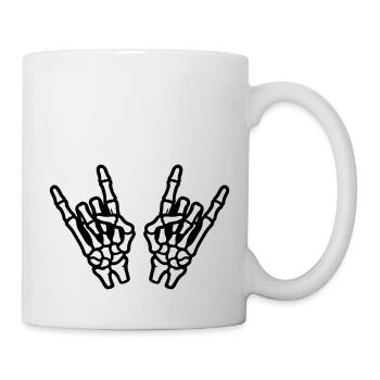 Hand Party Skeleton - Mug - white - Right