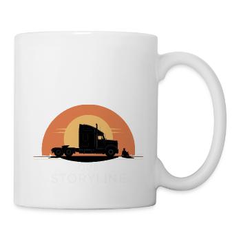 TRUCK DRIVER, NOTRE HISTOIRE - Mug blanc - blanc - Droite