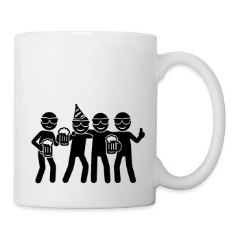 Geburtstag Gruppe Party - Tasse - Weiß - Rechts