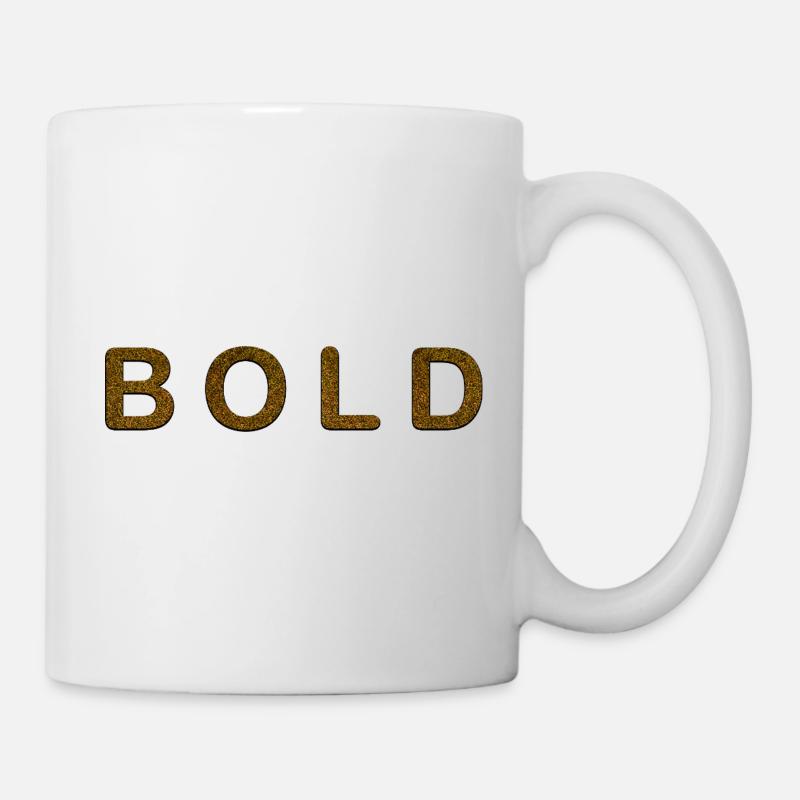 Künstlerisches abstraktes Gemälde mit Textur - Tasse - Weiß