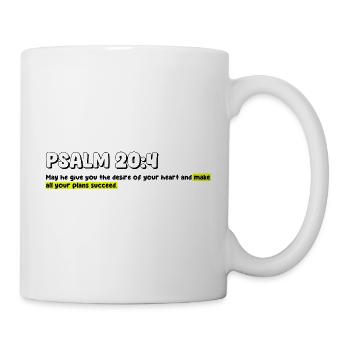 Abstract Geometric Pattern on Bright Background - Mug - white - Right