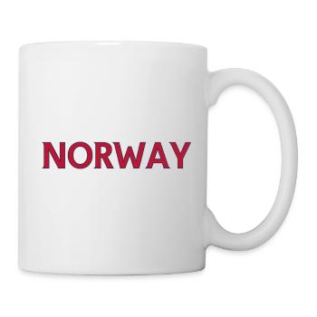 Nordic FJORD Landschaftsdesign - Tasse - Weiß - Rechts