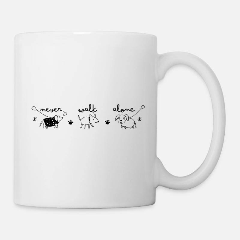 Ne marchez jamais seul - Mug blanc - blanc