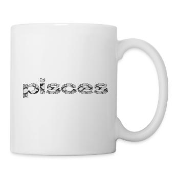 pisces – Snake Skin Zodiac Statement - Tasse - Weiß - Rechts