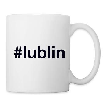 Lublin Polska Pologne Hashtag - Mug blanc - blanc - Droite