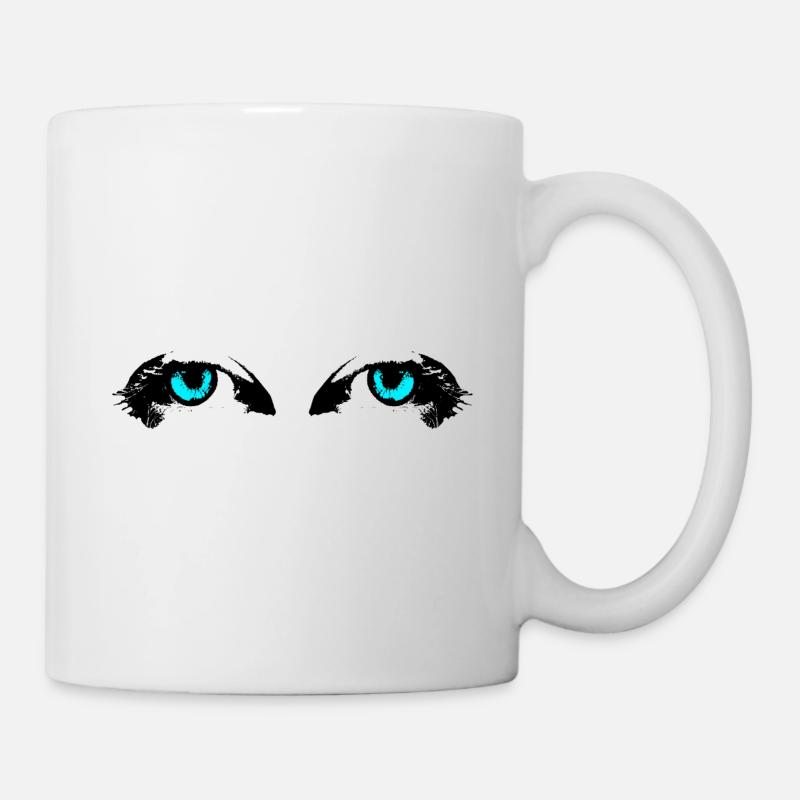 Yeux - Mug blanc - blanc