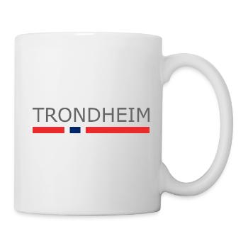 Norway Flag - Trondheim - Norge - Norwegen - Mug - white - Right