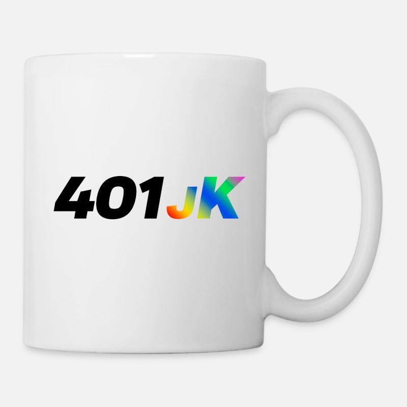 401JK Regenbogen Gradient - Tasse - Weiß
