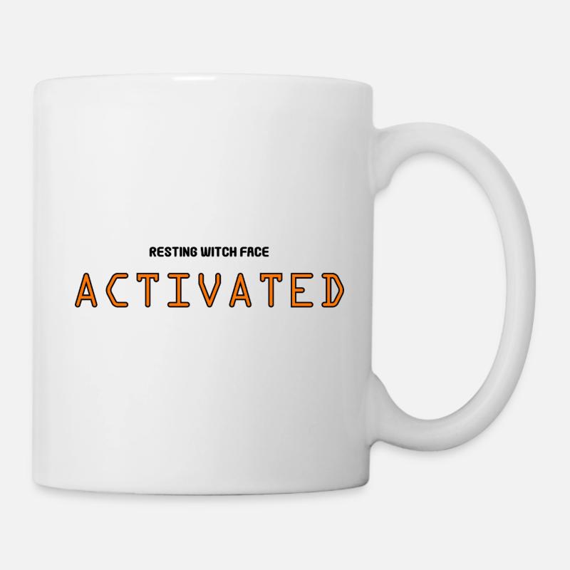 Resting Witch Face Activated - Mug - white