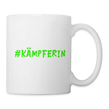 Fighter - Lucky Charm - neon green - Mug - white - Right