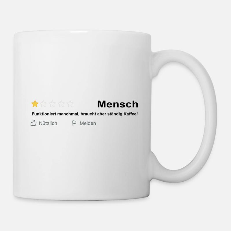 Human - 1 star - Mug - white