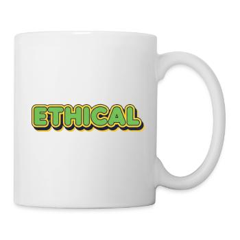 Ethical Glow Typo - Mug - white - Right