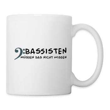 Bassists don't need to know that - Mug - white - Right