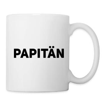 Papitän Funny Pun Capitaine Papa Ancre - Mug blanc - blanc - Droite